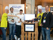 Das Team von Flowsight zusammen mit Raphael Feinäugle und Stefan Schimpfle vom DZ.S bei der Innovation Kitchen 2023 | Bild: DZ.S