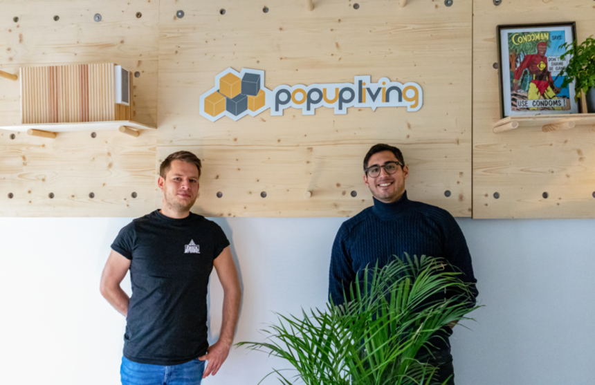 Bildrechte: popup living, Stefan Kapfer und Philipp Linsmeier, Gründer von popup living