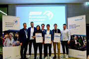 Die Gewinner-Startup des Businessplan-Wettbewerbs Schwaben 2024: Solidcryo, Perian und NKTEK. Foto: BayStartUP