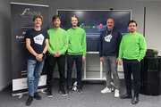 Das Team von fibclick zusammen mit den DZ.S Coaches Raphael Feinäugle und Stefan Schimpfle